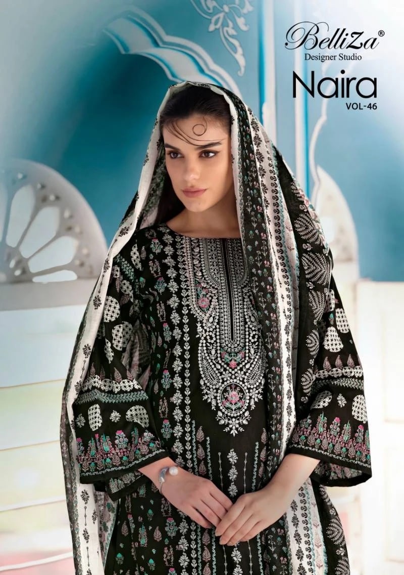 Belliza Naira Vol 46 Digital Printed Dress Material Collection