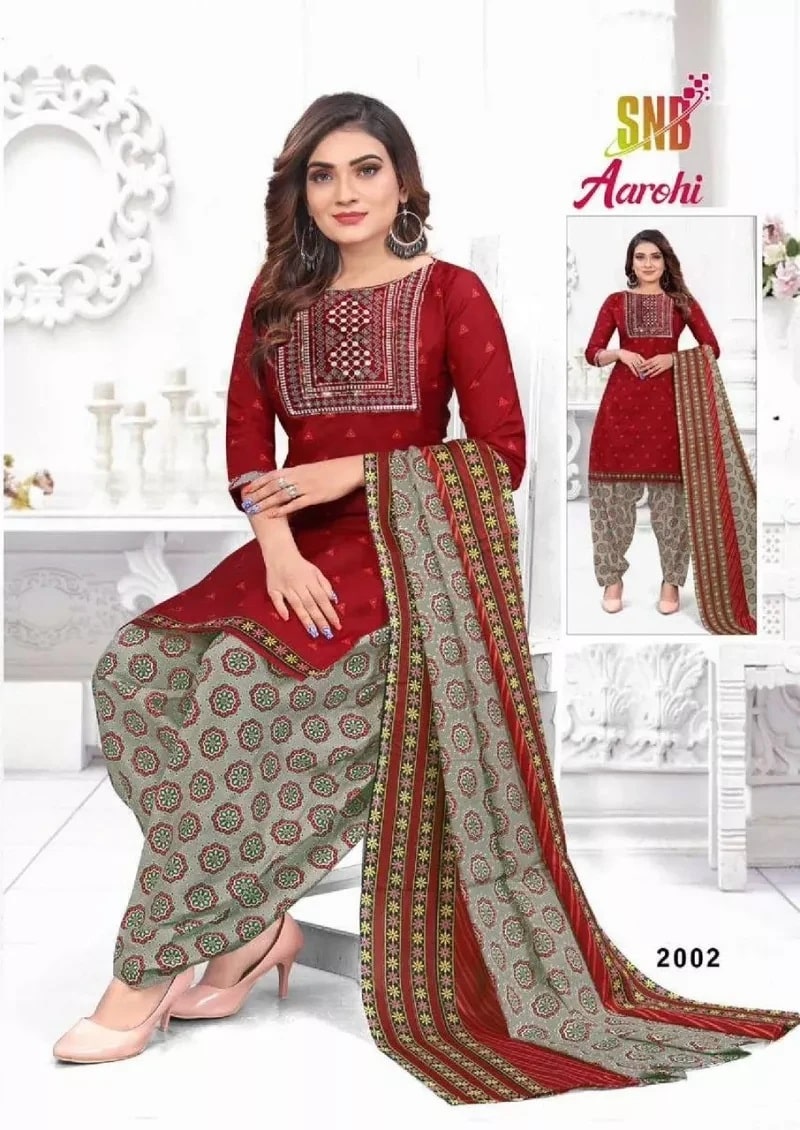 Snb Aarohi Vol 2 Soft Cotton Ready Made Dress Collection