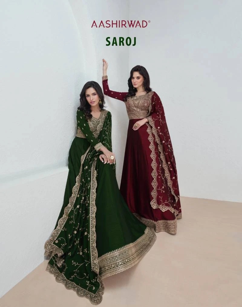 Aashirwad Saroj Silk Designer Collection
