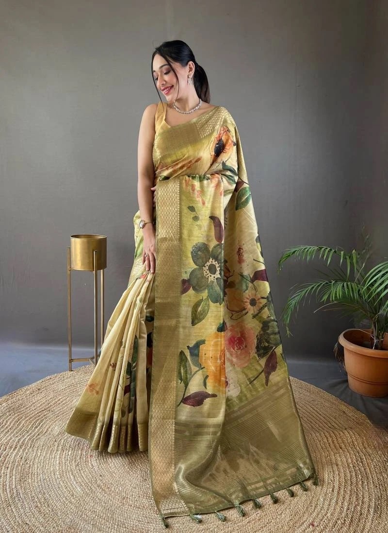 Rangoli Tussar Silk Designer Saree Collection