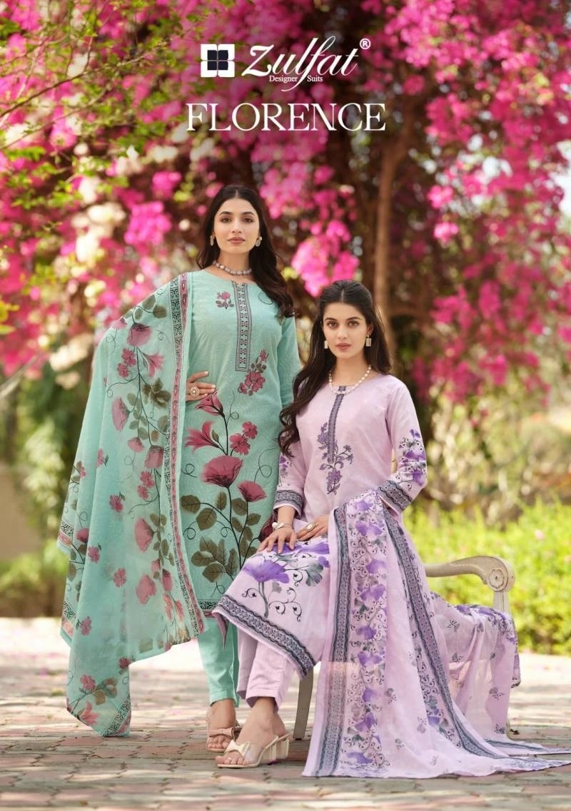 Zulfat Florence 543 Exclusive Cotton Dress Material Collection