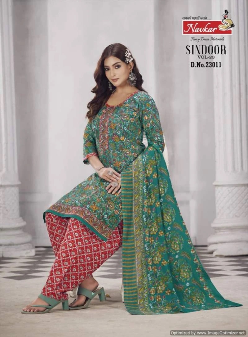 Navkar Sindoor Vol 23 Cotton Readymade Dress Collection