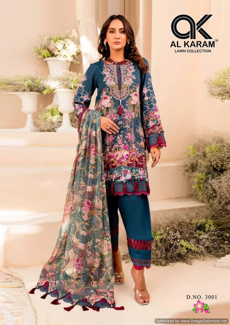 Al Karam Florence Vol 3 Karachi Cotton Dress Material Collection