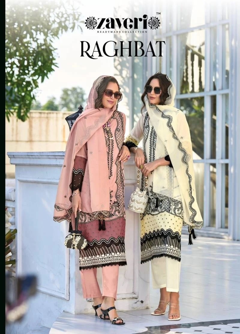 Zaveri Raghbat Organza Designer Ready Made Dress Collection