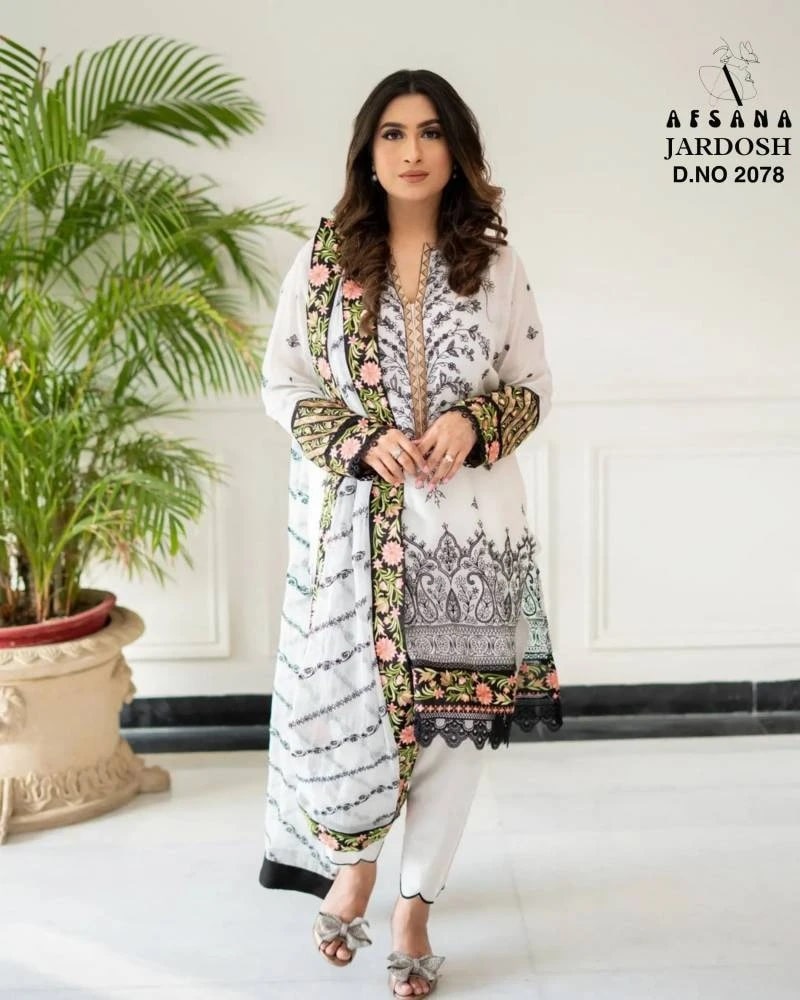 Afsana Jardosh 2078 Designer Pakistani Ready Made Suits Collection