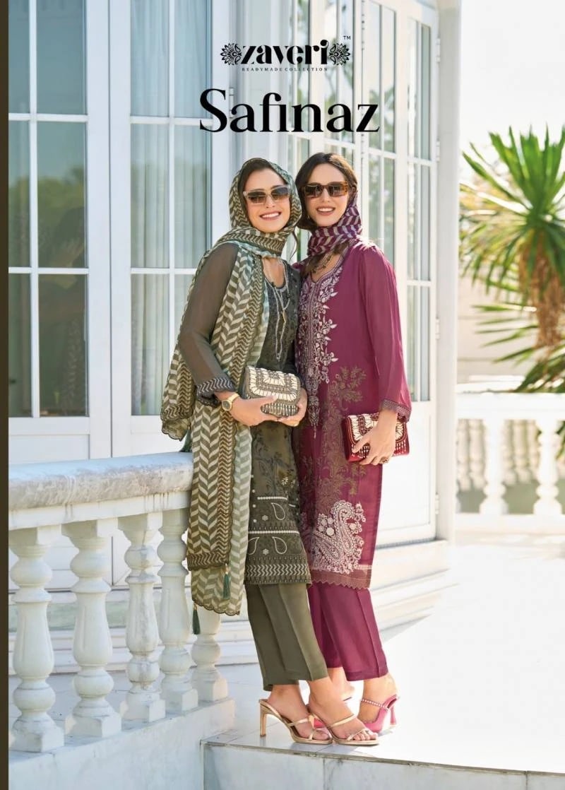 Zaveri Safinaz Organza Designer Ready Made Dress Collection