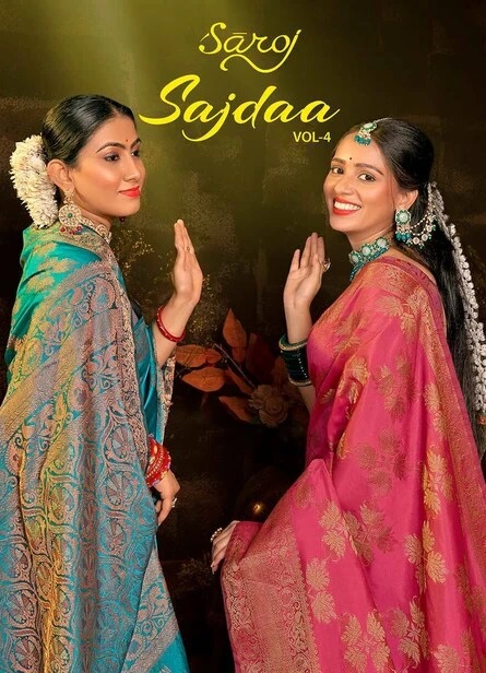 Saroj Sajdaa Vol 4 Soft Silk Wedding Saree Collection