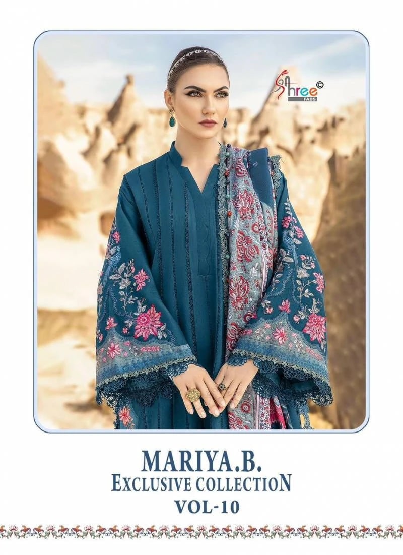 Shree Mariya B Exclusive Collection Vol 10 Pakistani Suit Collection