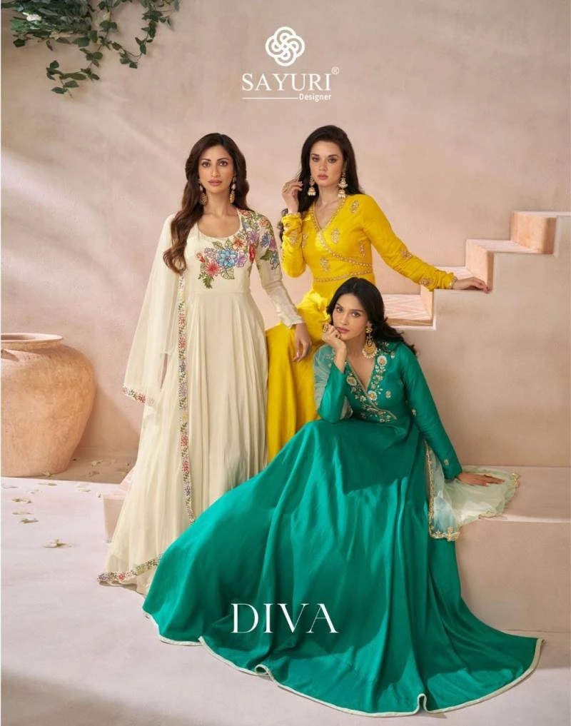 Sayuri Diva Designer Silk Salwar Suits Collection