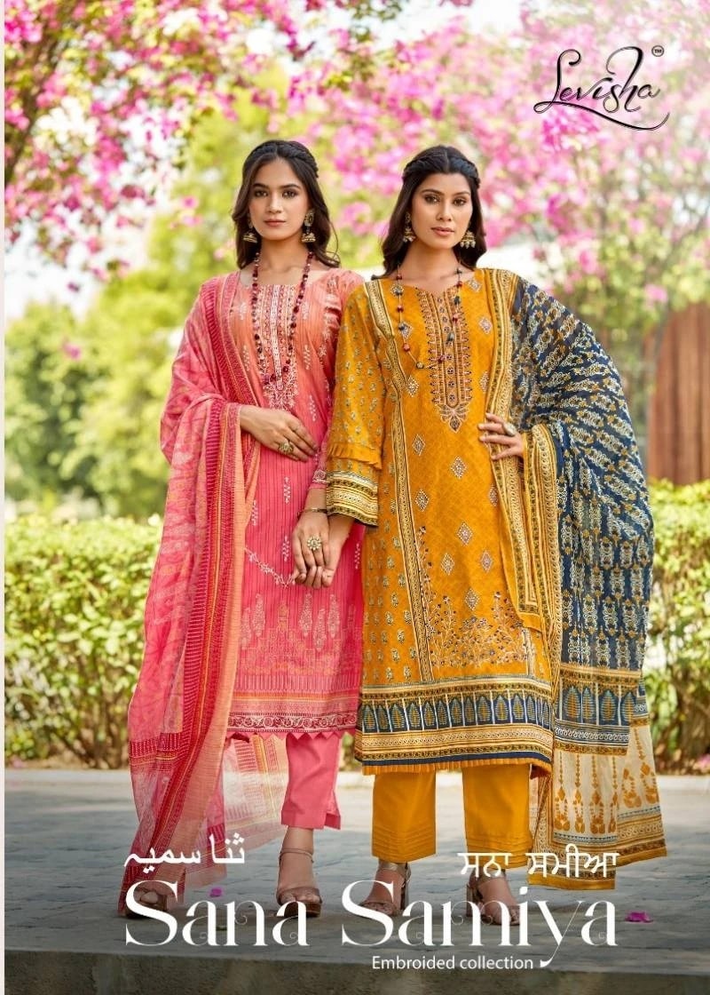 Levisha Sana Samiya Exclusive Cotton Printed Dress Material
