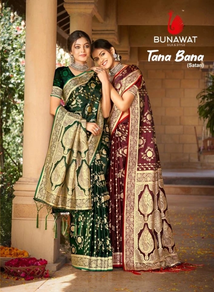 Bunawat Tana Bana Silk Wedding Saree Collection