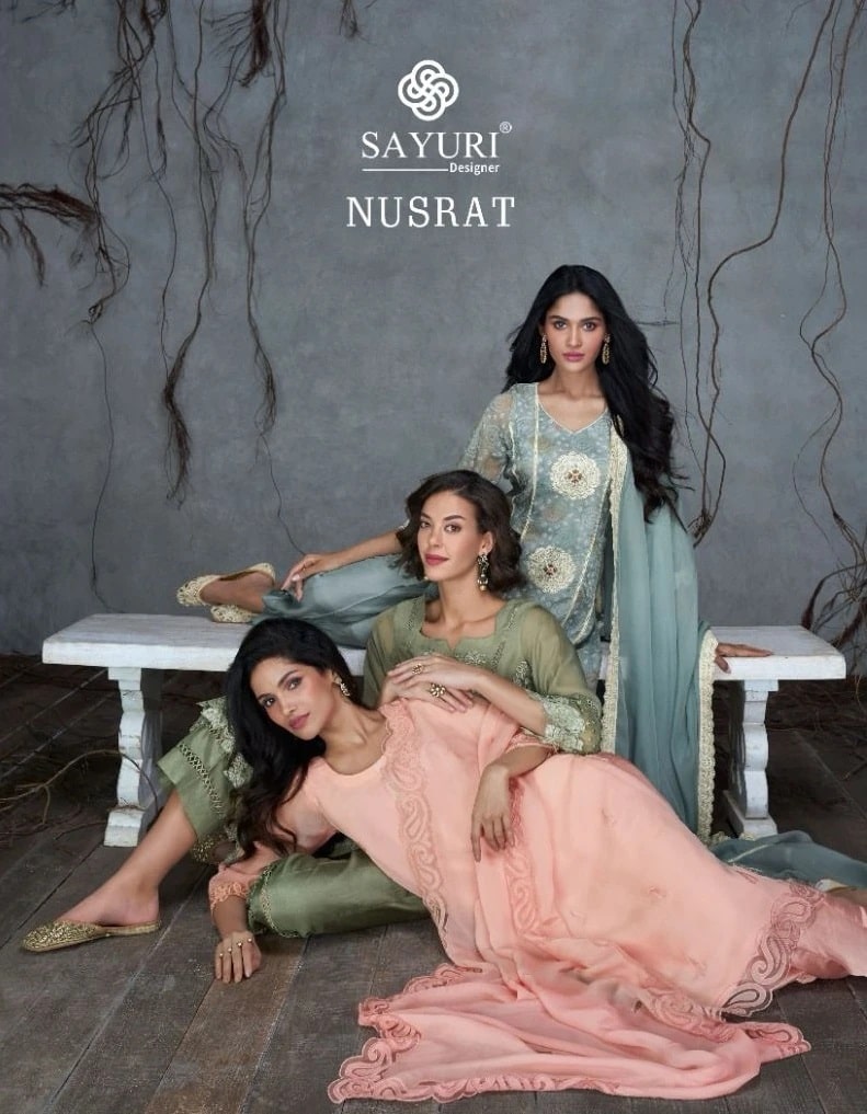 Sayuri Nusrat Silk Designer Salwar Kameez Collection