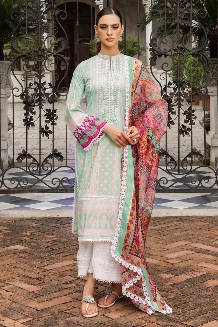Taj 519 Chiffon Dupatta Hit Pakistani Suits Collection