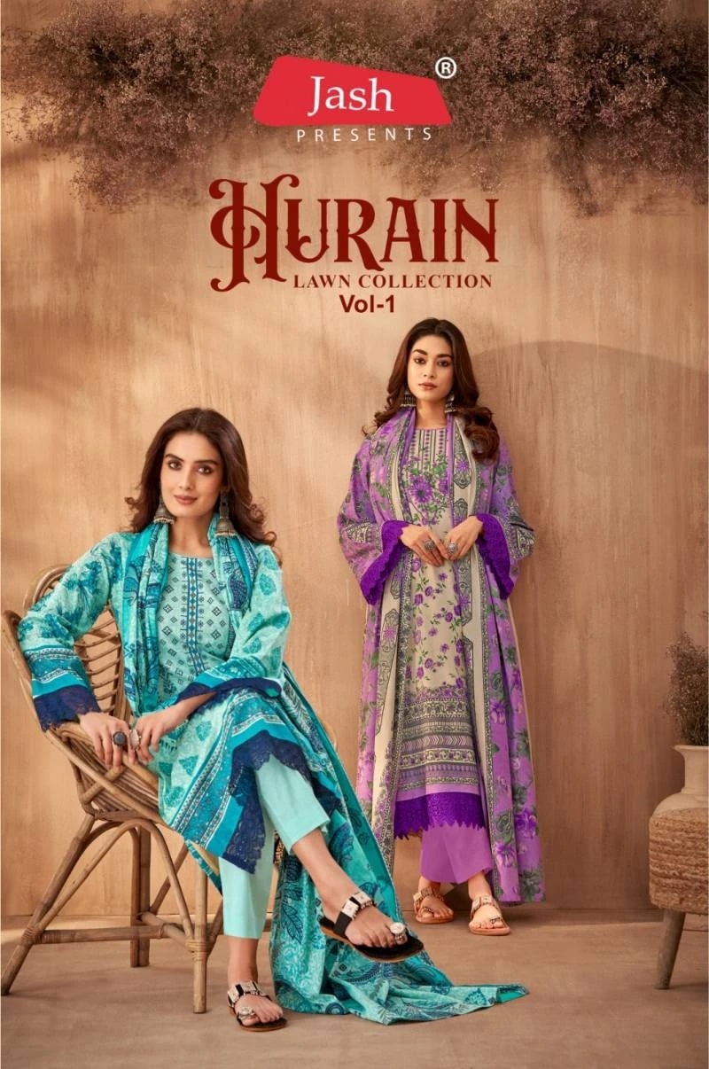 Jash Hurain Vol 1 Pure Cotton Daily Wear Dress Material Collection
