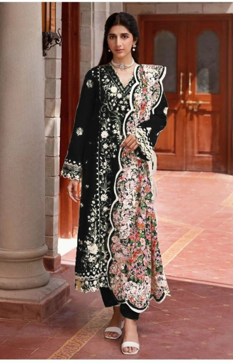 Hazzel 089 A To D Designer Pakistani Suits Collection