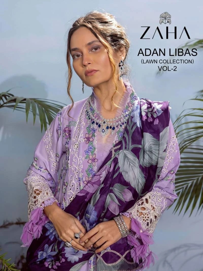Zaha Adan Libas Vol 2 Embroidered Pakistani Salwar Kameez