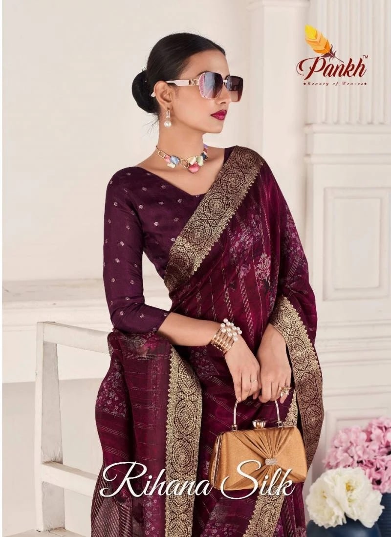 Pankh Rihana Silk Designer Saree Collection