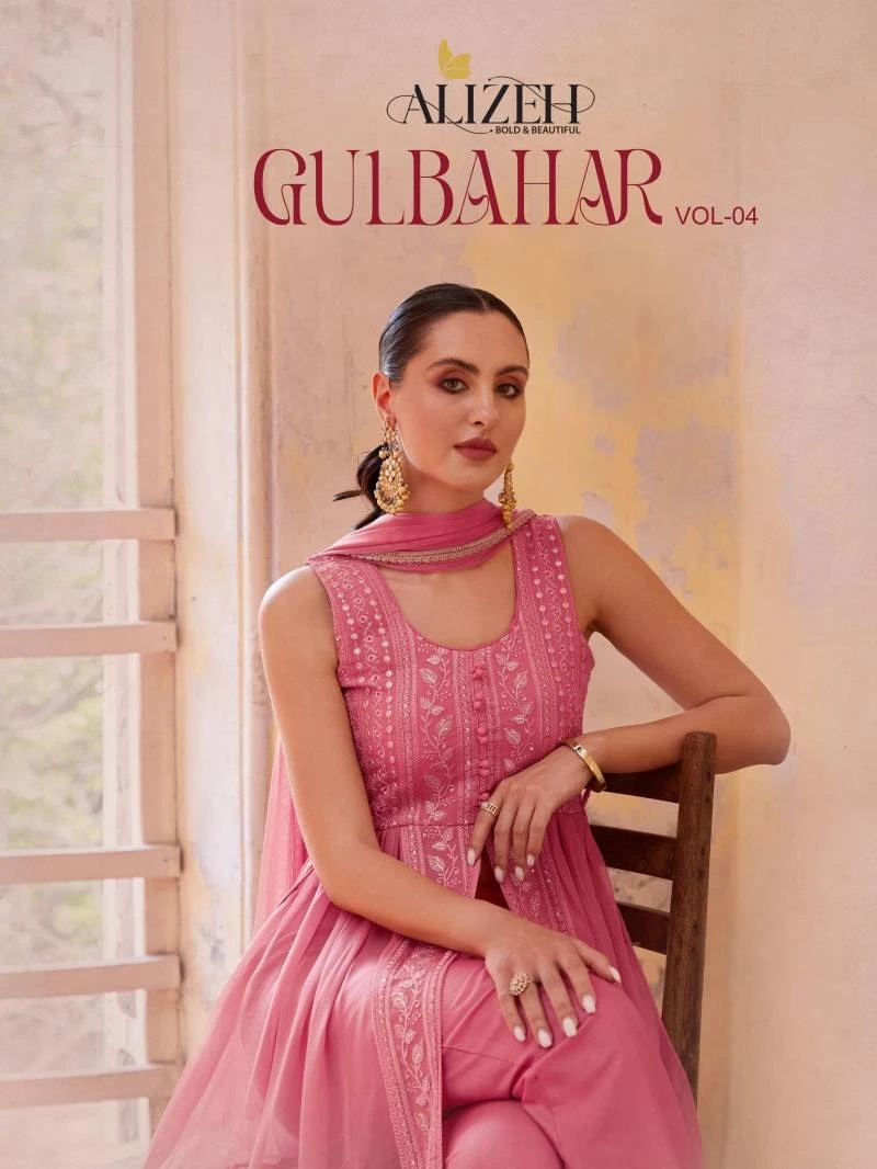 Alizeh Gulbahar Vol 4 Indo Western Fancy Readymade Dress Collection