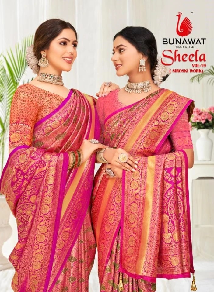 Bunawat Sheela 19 Wedding Banarasi Silk Saree Collection