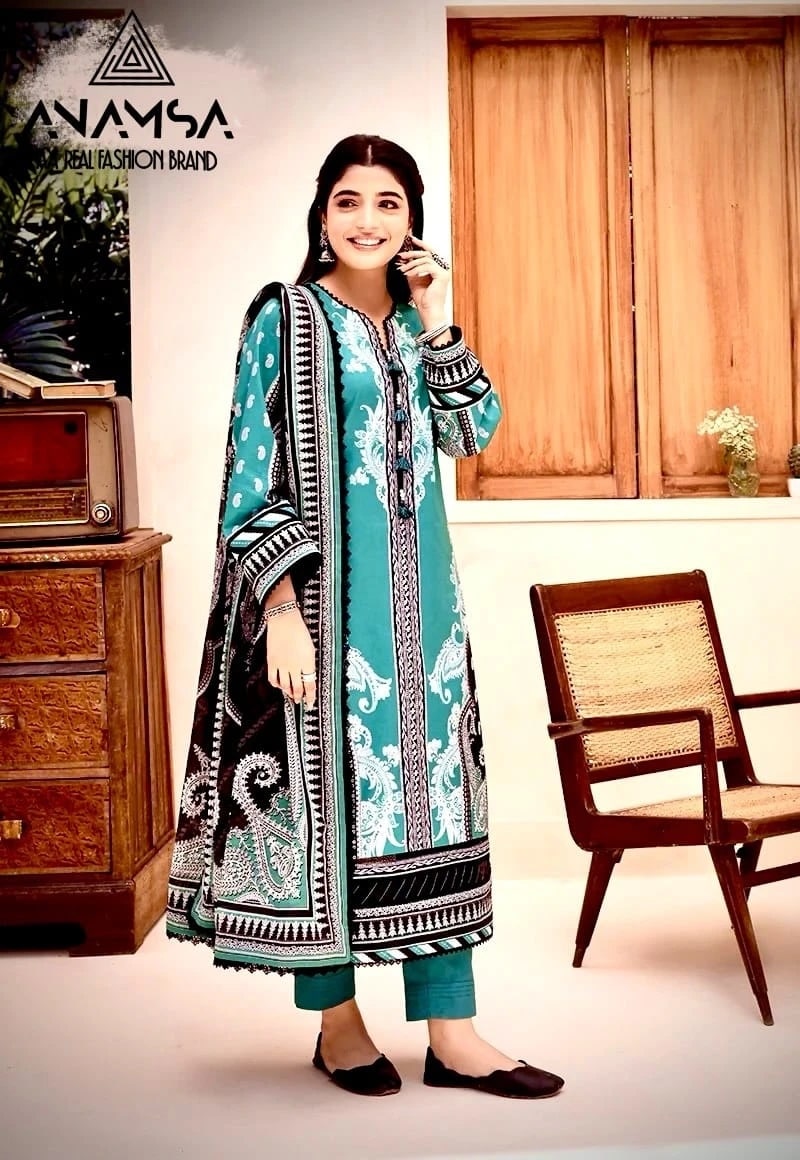 Anamsa 453 Cotton Pakistani Suits Wholesale