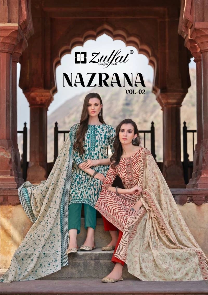 Zulfat Nazrana 549 Exclusive Printed Dress Material Collection