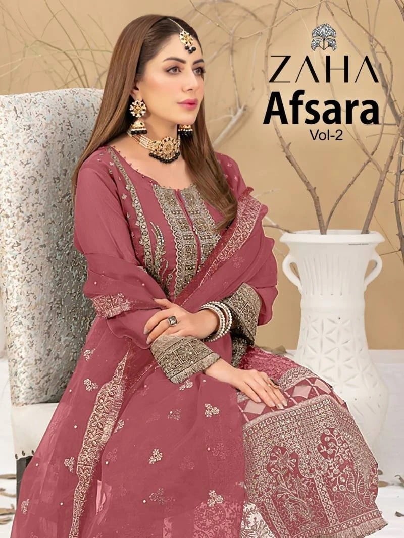 Zaha Afsara Vol 2 Designer Pakistani Salwar Kameez Collection