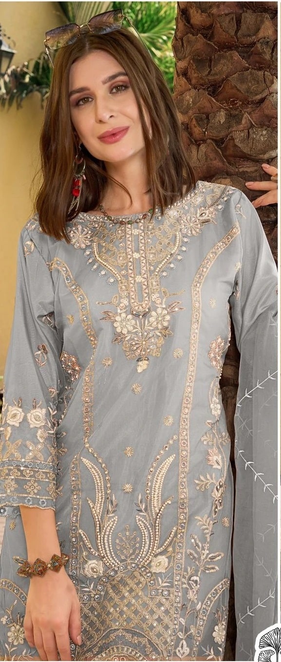 Zaha 10340 A To D Readymade Pakistani Salwar Suits Collection