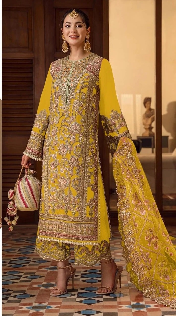 Ramsha R 1151 Nx Georgette Ready Made Salwar Suits Collection