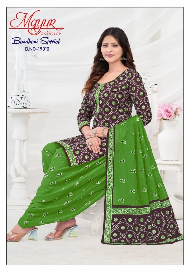 Mayur Bandhani Special Vol 19 Soft Cotton Dress Material Collection