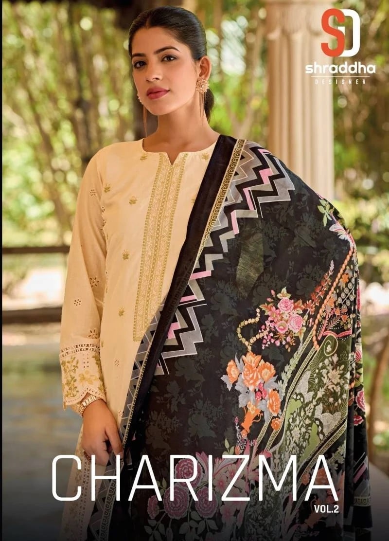 Shraddha Charizma 2 Embroidered Pakistani Salwar Suits Collection