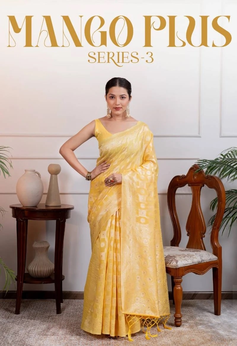 Mango Plus S3 Silk Designer Saree Collection