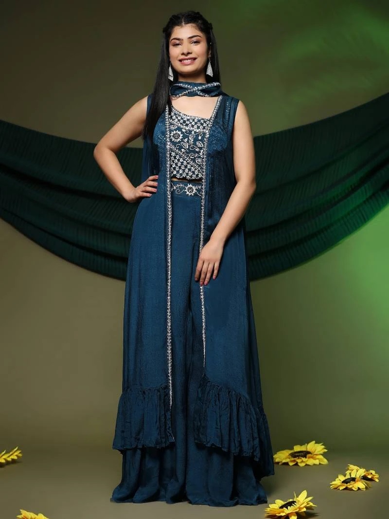 Amoha Trendz 1016375 Designer Indo Western Dress Collection