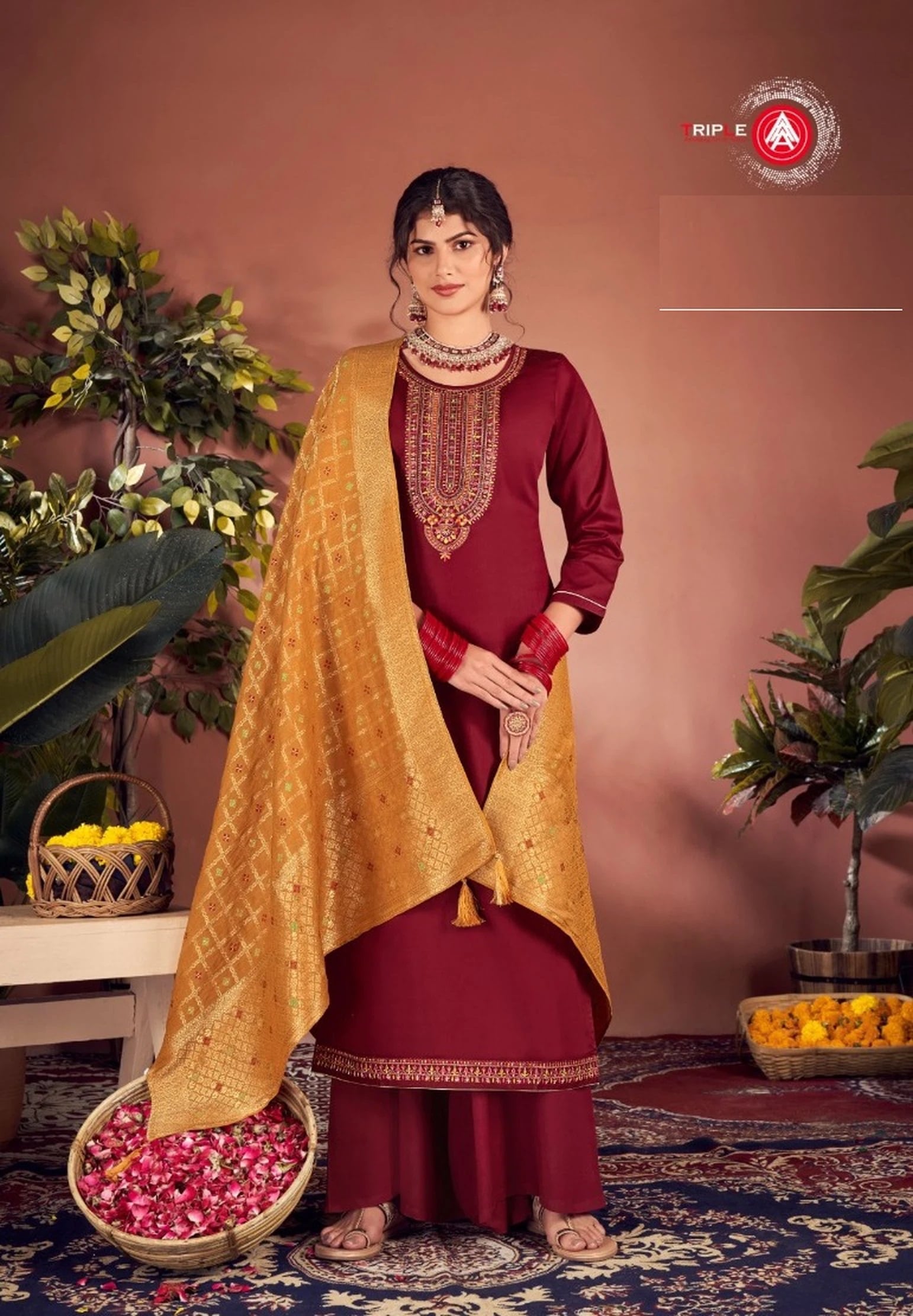 Triple Aaa Aroos Designer Salwar Suits Collection
