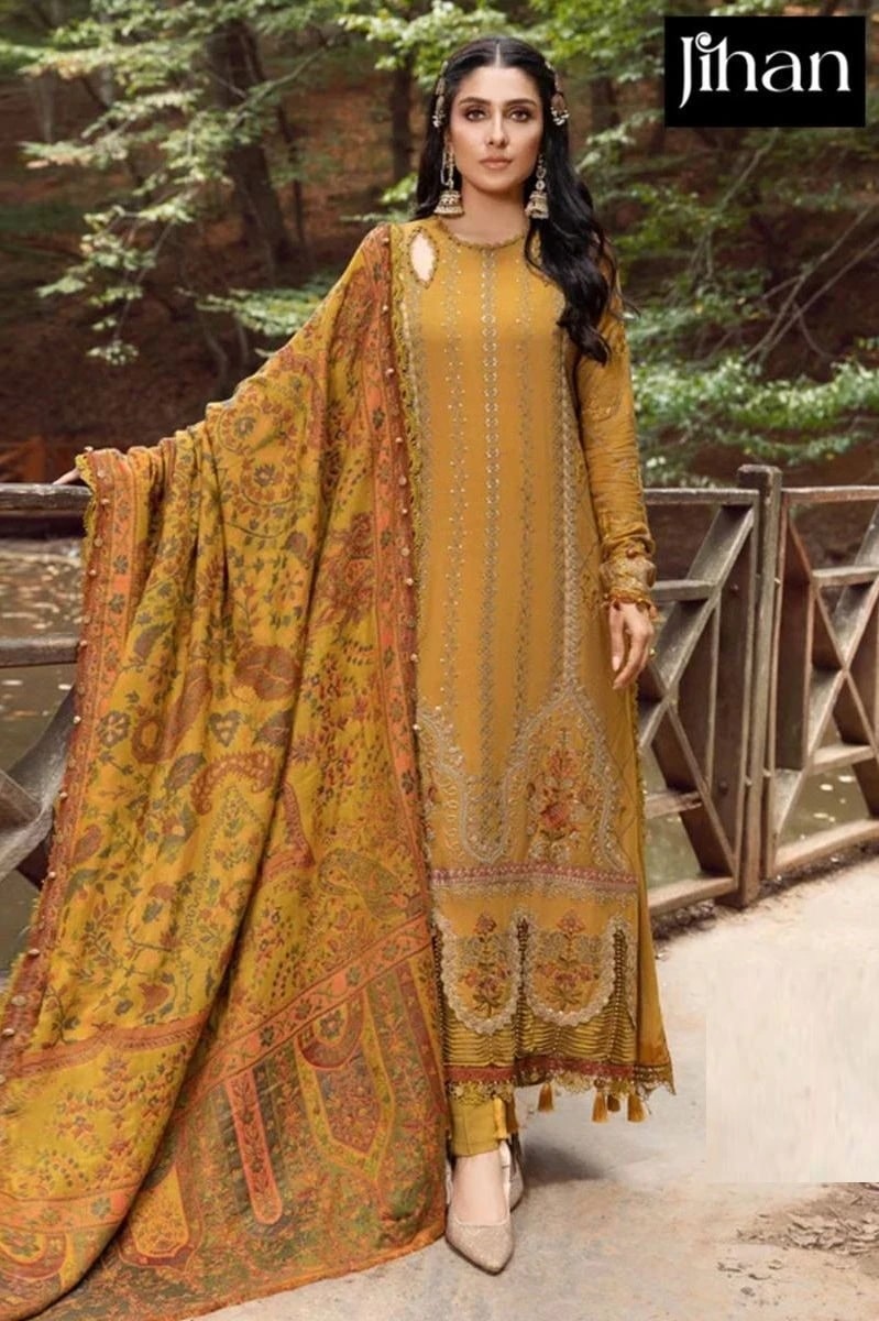 Jihan Maria B Chiffon Dupatta Pakistani Suits Collection