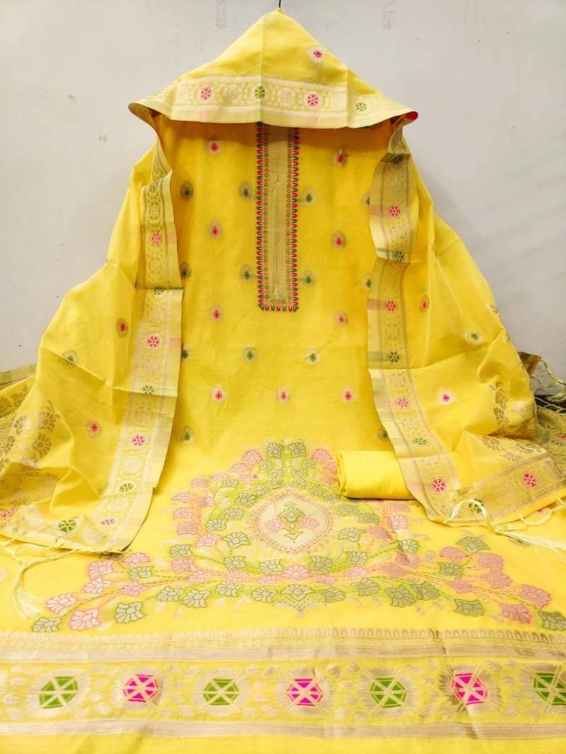 Ahalya Vol 6 Banarasi Silk Dress Material Collection