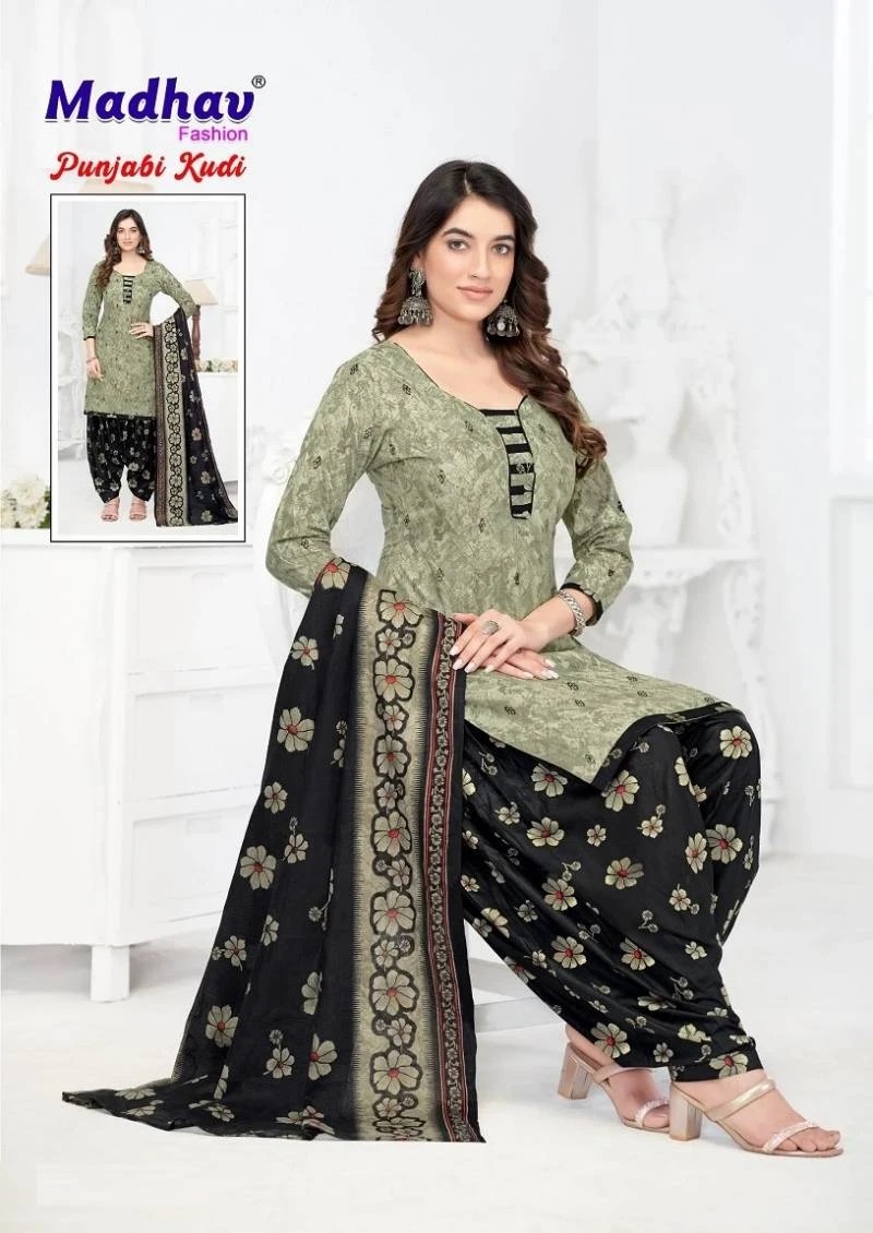 Madhav Punjabi Kudi Vol 14 Soft Cotton Dress Material Collection