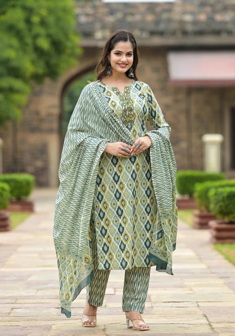 Dhruvi 148 Daily Wear Kurti Pant With Dupatta Collection