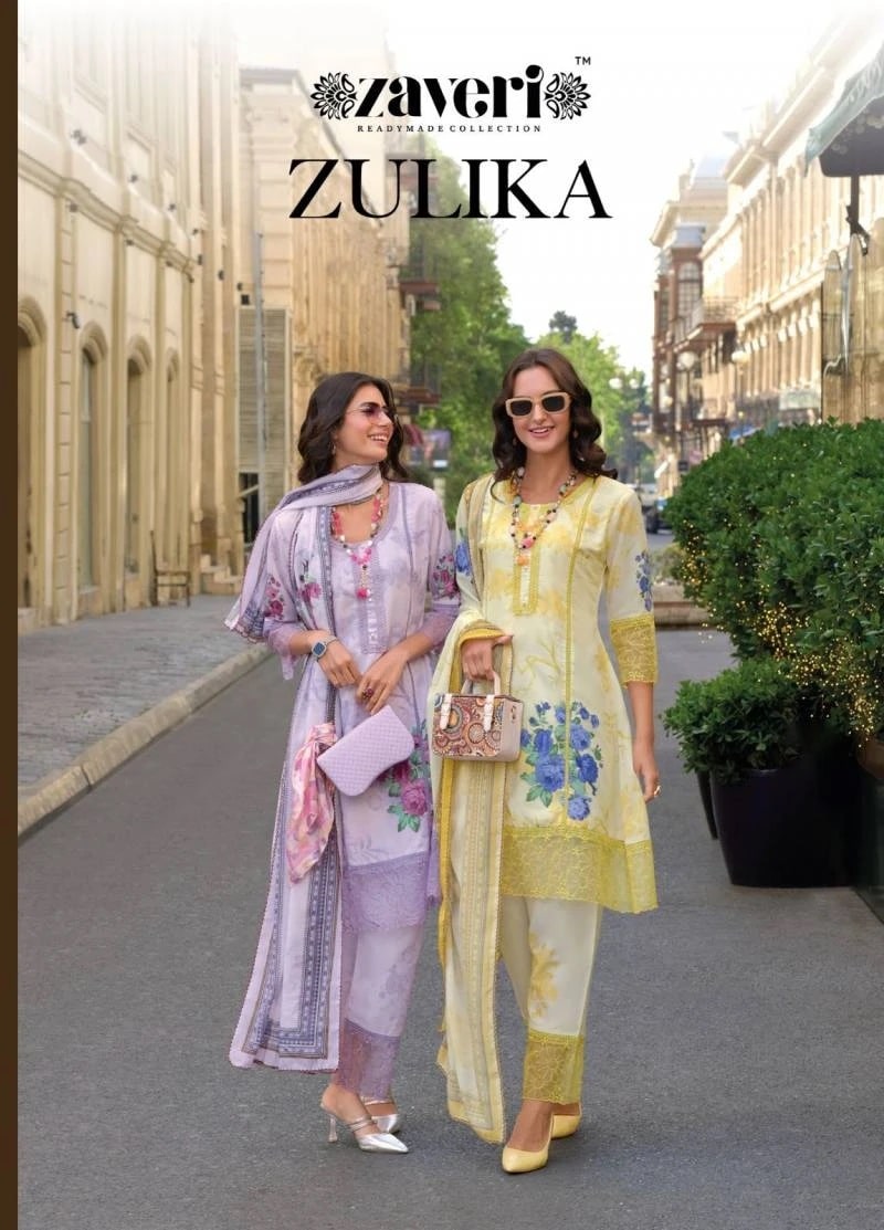 Zaveri Zulika Designer Cotton Readymade Dress Collection