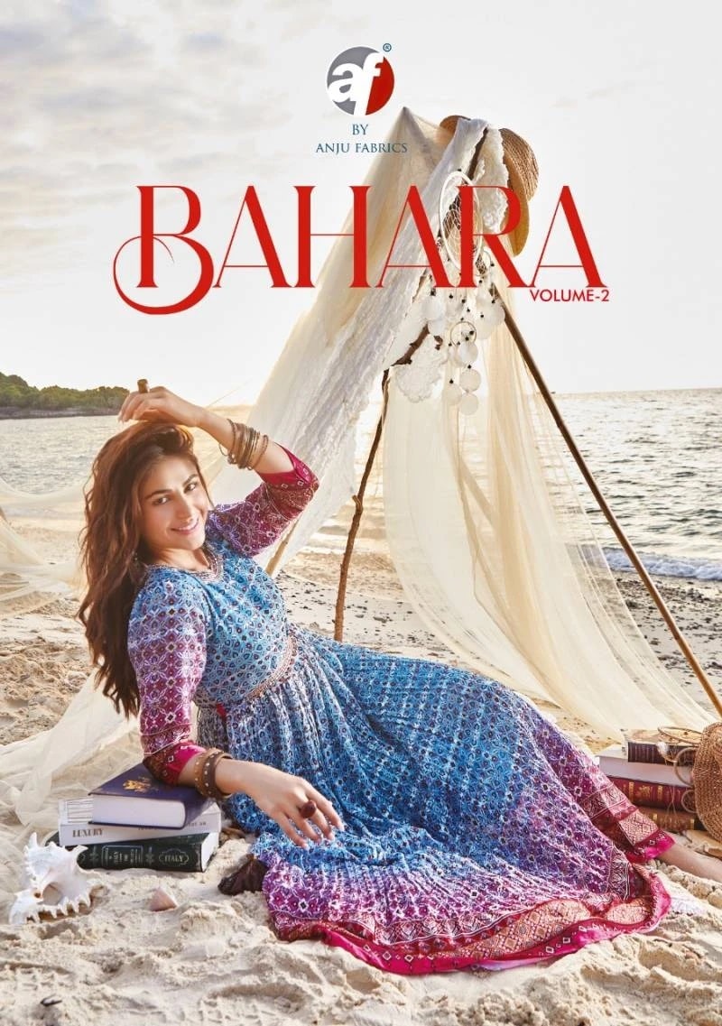 Af Bahara Vol 2 Flared Georgette Designer Gown Collection