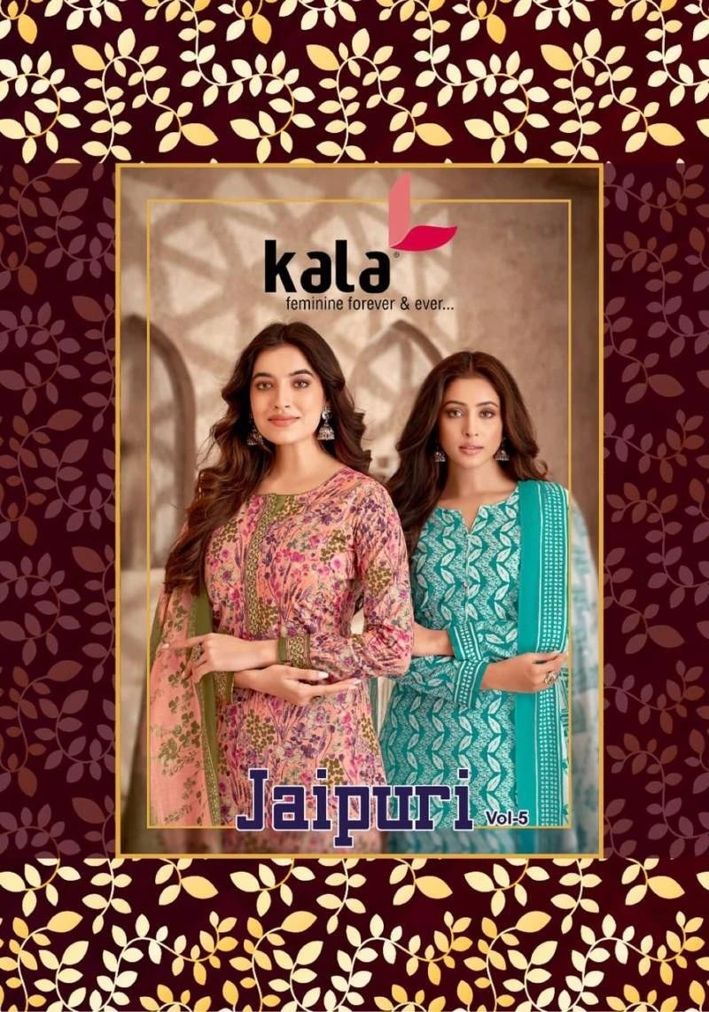 Kala Jaipuri Vol 5 Premium Soft Cotton Dress Material Collection