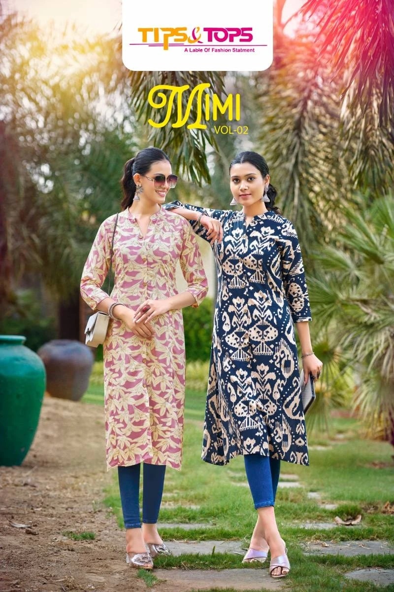 Tips And Tops Mimi Vol 2 Printed Kurti Collection