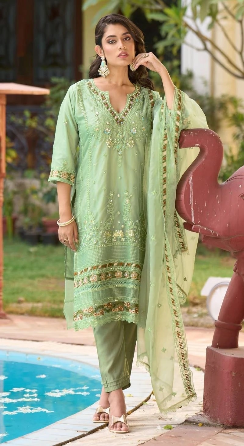 Ramsha R 1173 A To D Pakistani Readymade Suits Collection