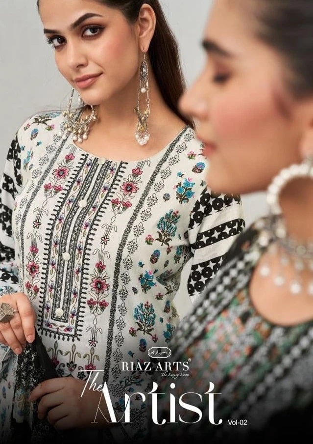 Riaz Arts The Artist Vol 2 Exclusive Printed Dress Material Collection