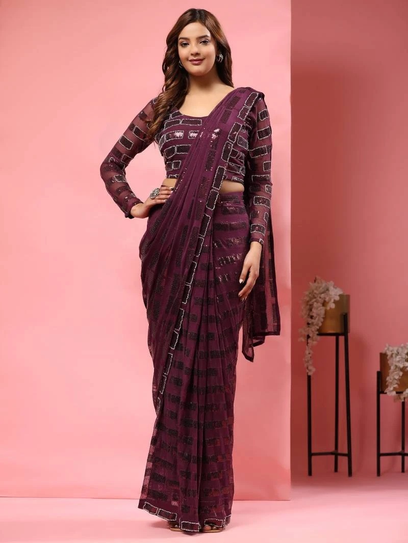 Amoha Trendz A326 Ready To Wear Designer Saree Collection