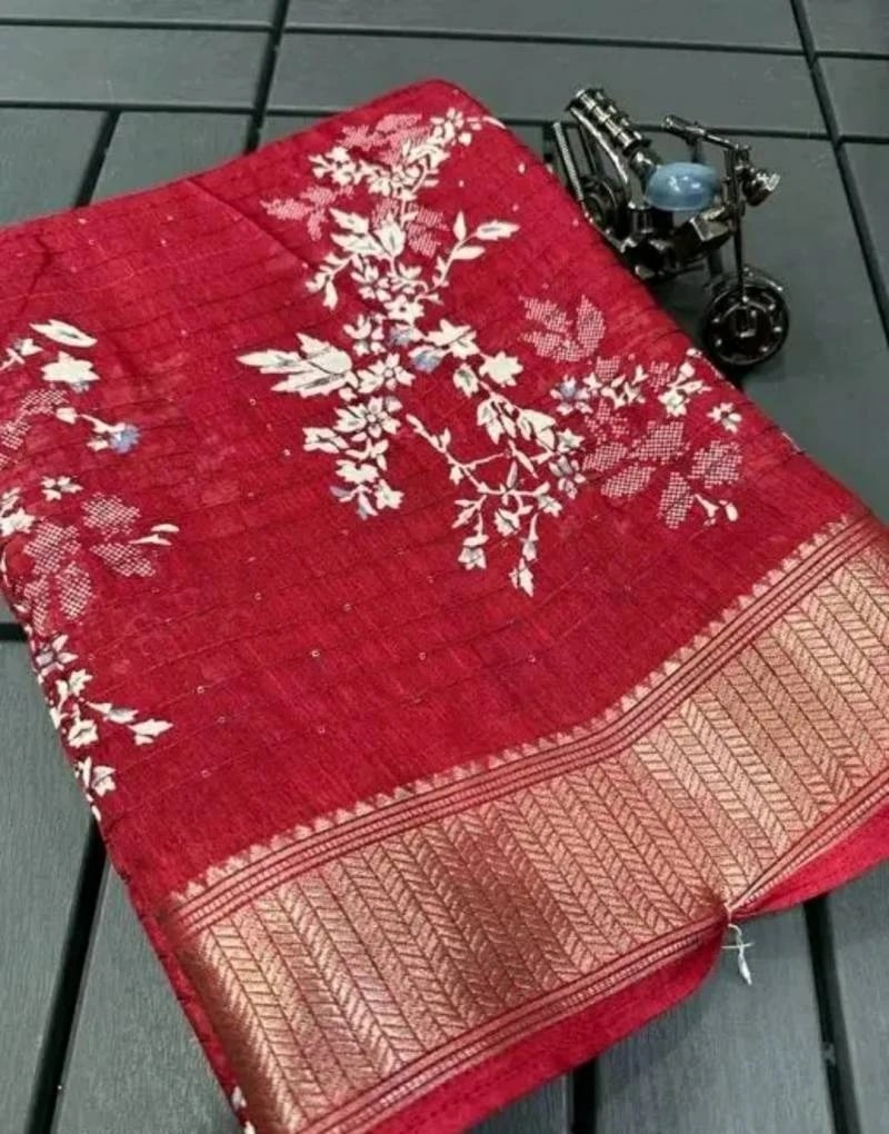 Ant Dola Crochet Cotton Silk Saree Collection