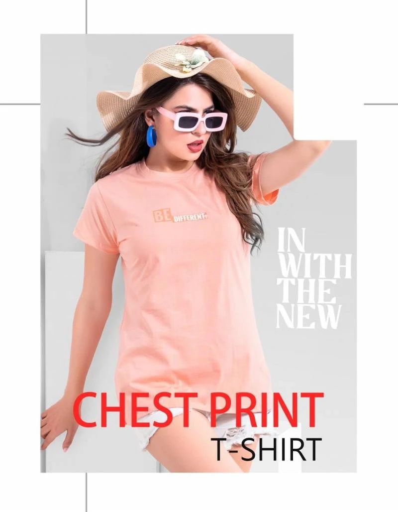 Chest Print Western Fancy T-shirt Collection