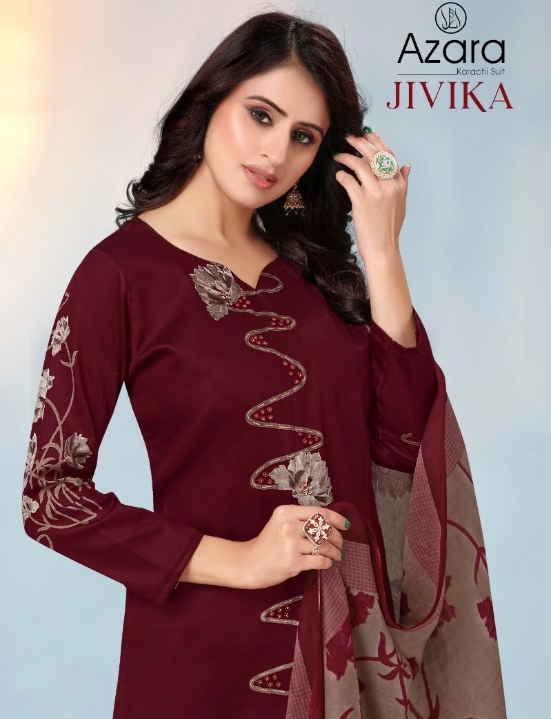 Radhika Azara jivika Printed Dress Material Collection