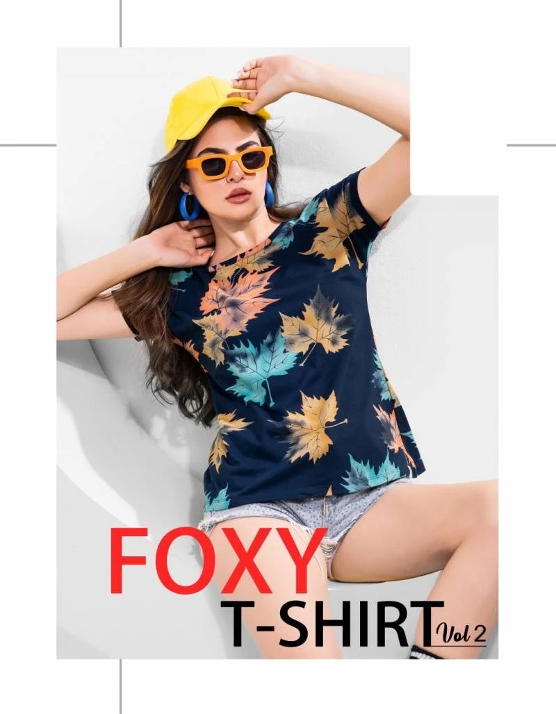 Foxy T Shirt Vol 2 Hosiery Cotton Western Wear Collection