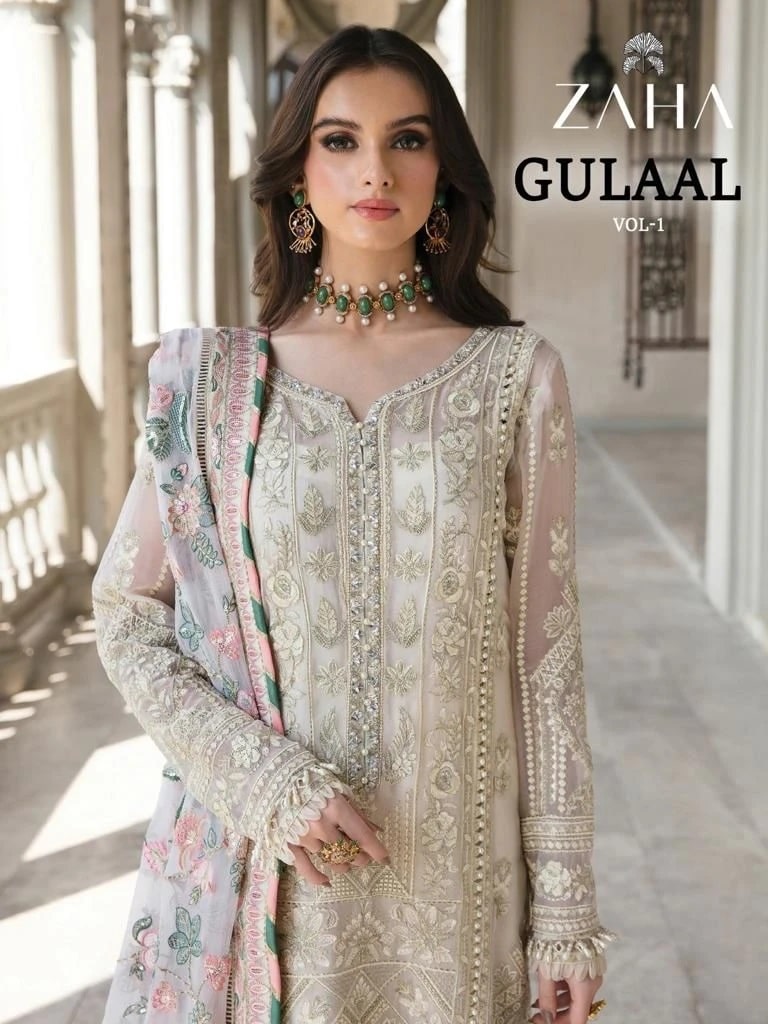 Zaha 10145 Georgette Pakistani Suits Collection