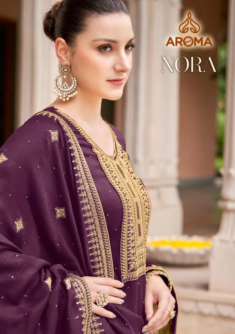 Aroma Nora Silk Salwar Kameez Collection
